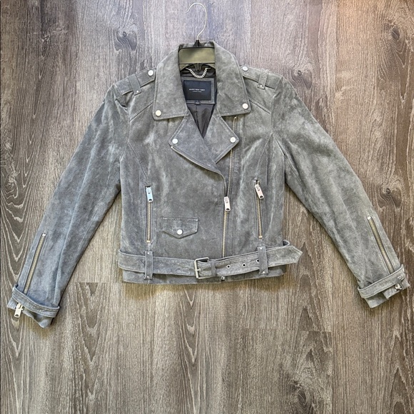 Marc New York Jackets & Blazers - Marc New York Gray Suede biker jacket.